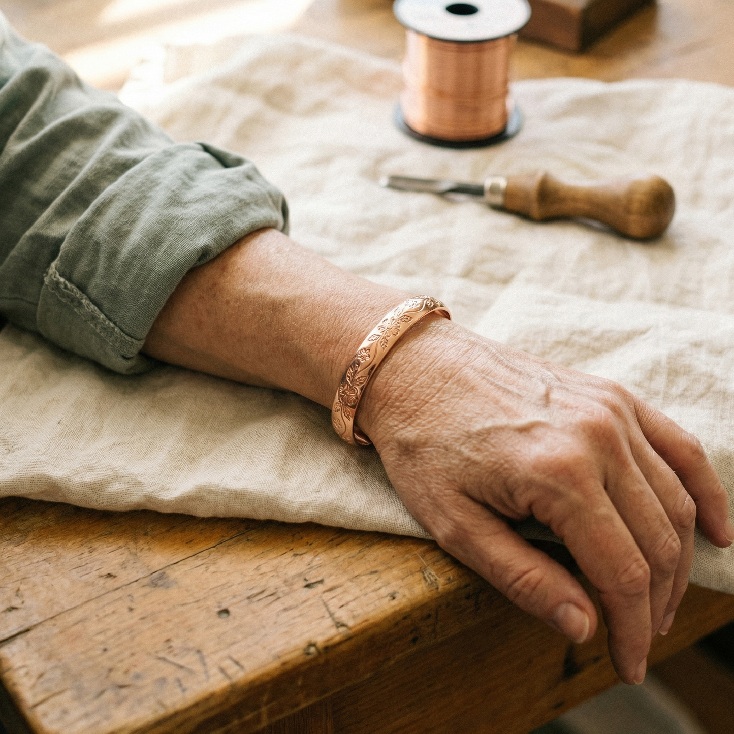 Whitfield | Bloom Copper Bracelet