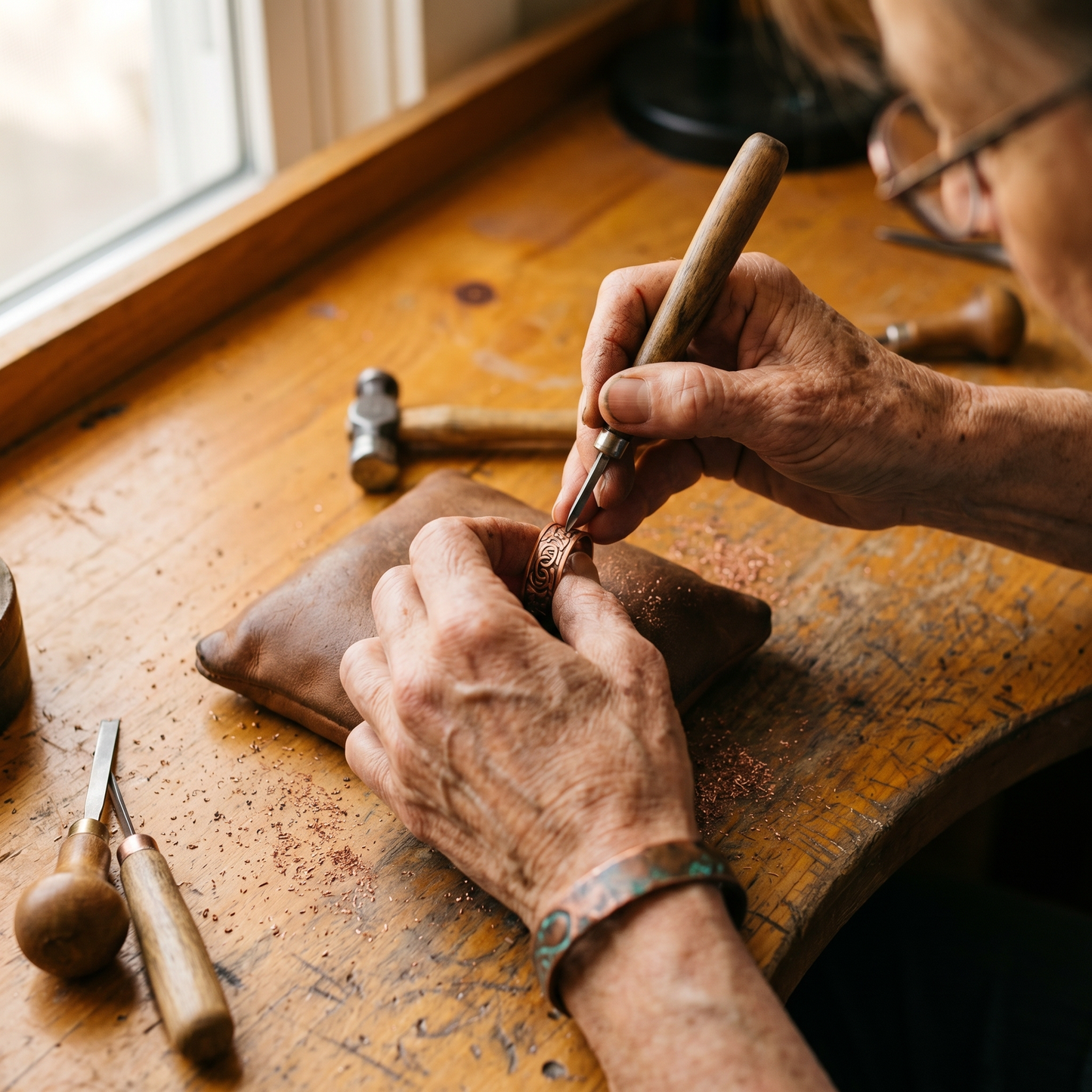 Whitfield | Burr Copper Ring
