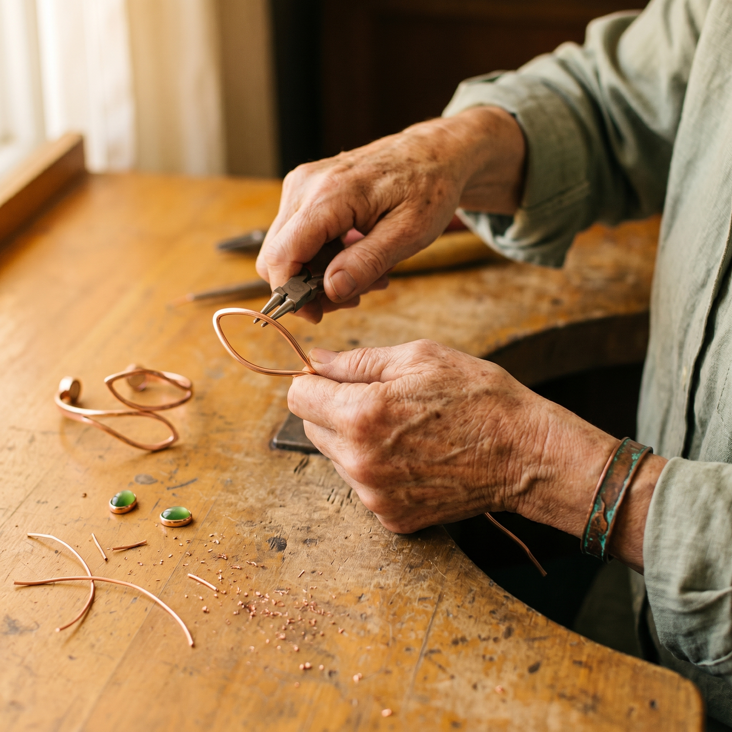 Whitfield | Opal Copper Bracelet